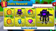 Earn daily rewards in Toilet Verse Tower Defense (Image via Roblox)